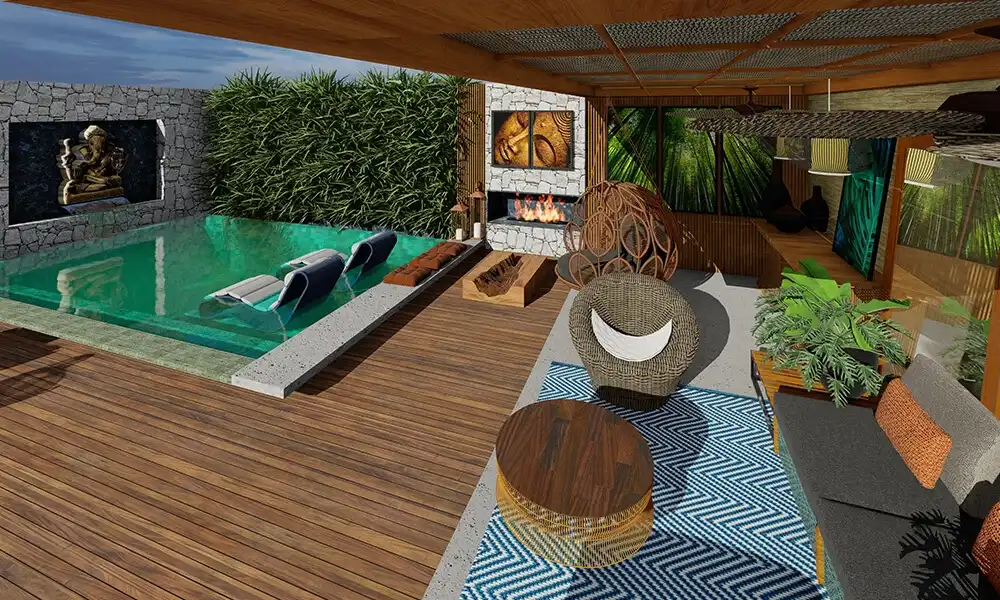 Forro de Palha para Pergolado