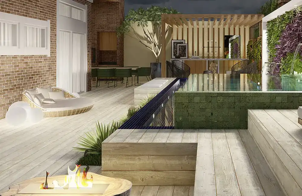 Tipos de Lareira para Piscina