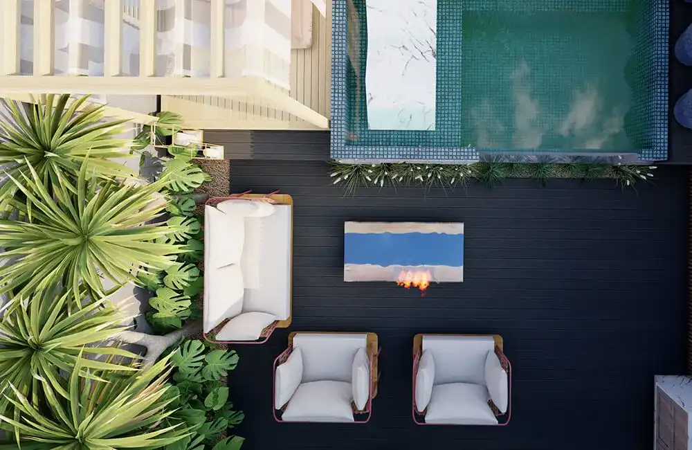 Valor de um Espaço Fogueira Piscina