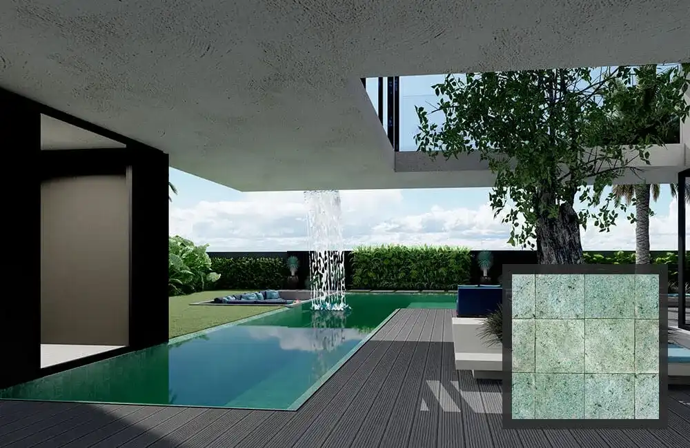 Revestimento de pedras naturais 54 Revestimentos Naturais Hijau