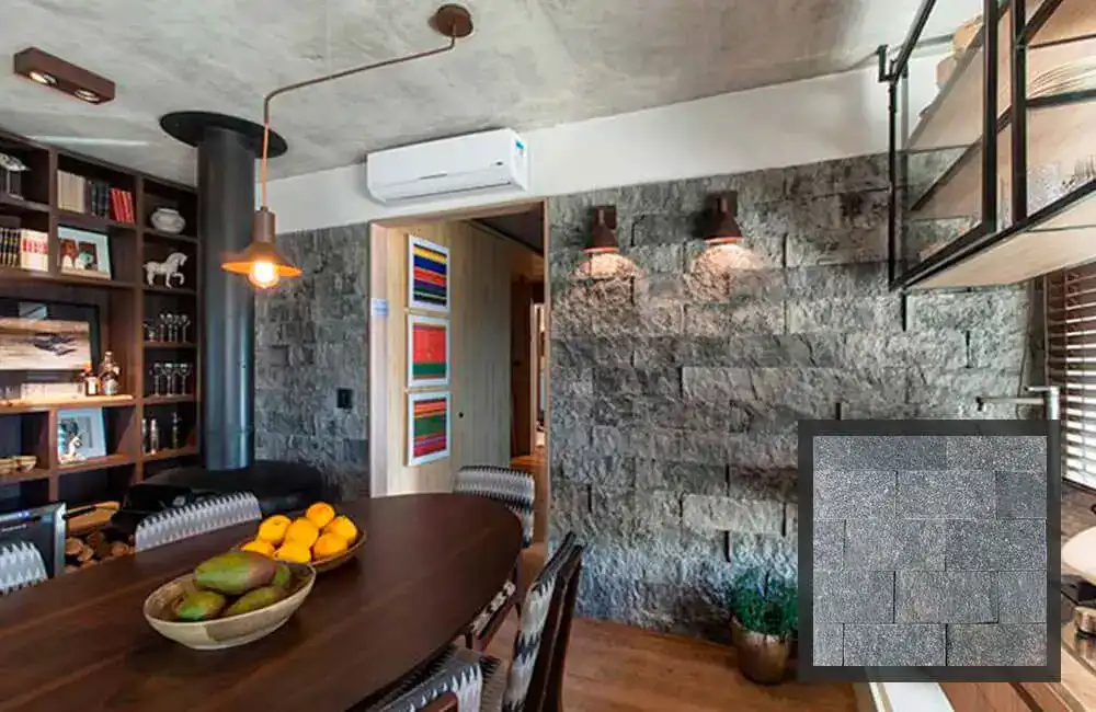 Revestimento de pedras naturais 45 Revestimento de Pedras naturais Miracema