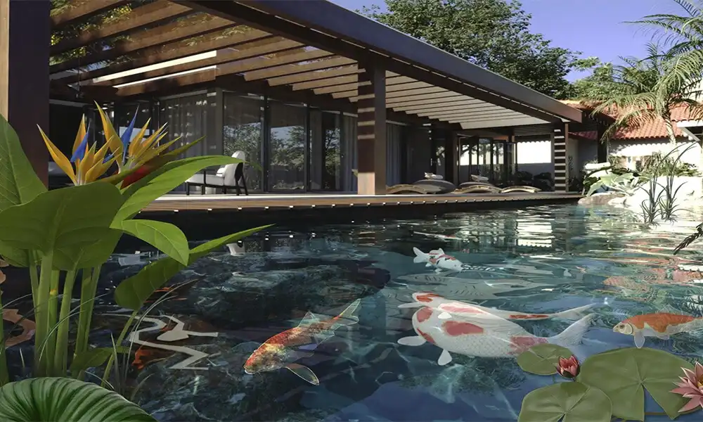 Piscina Biológica com Peixes