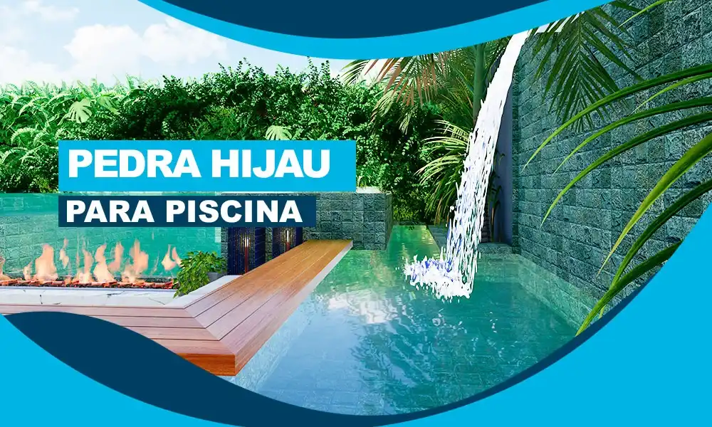 pedra hijau para piscina