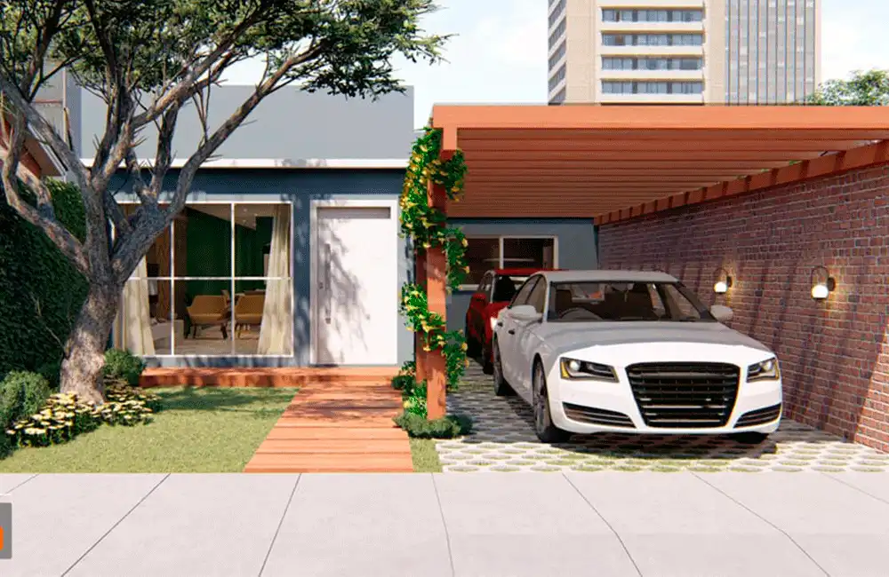 Pergolado Vazado para Garagem sem cobertura