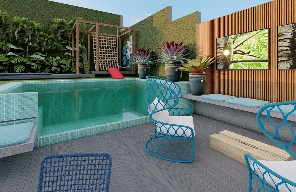 Piscina de Vidro Pequena