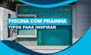 piscina com prainha
