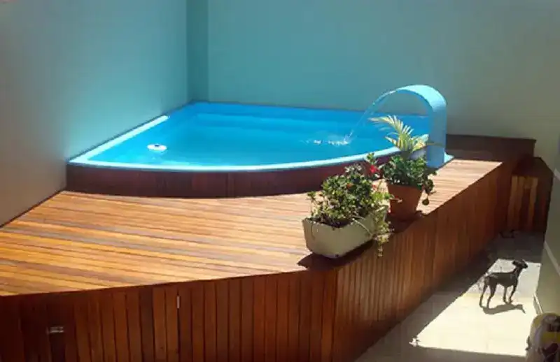 piscinas de fibra pequena