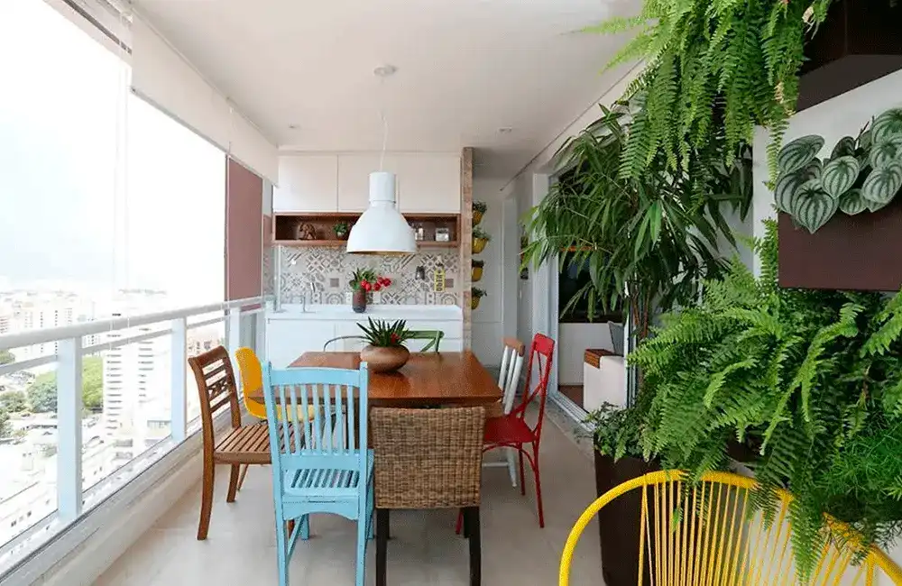 decoração com tons claros