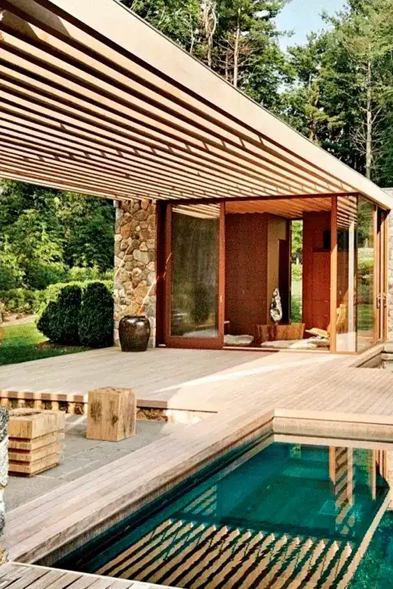 luz entrando no pergolado