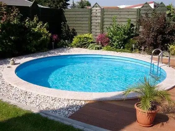 Piscina Redonda: Dicas, Vantagens +40 Fotos para Inspirar 89 Borda elevada piscina redonda