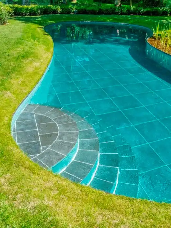 Piscina Redonda: Dicas, Vantagens +40 Fotos para Inspirar 99 Piscina com azulejo azul