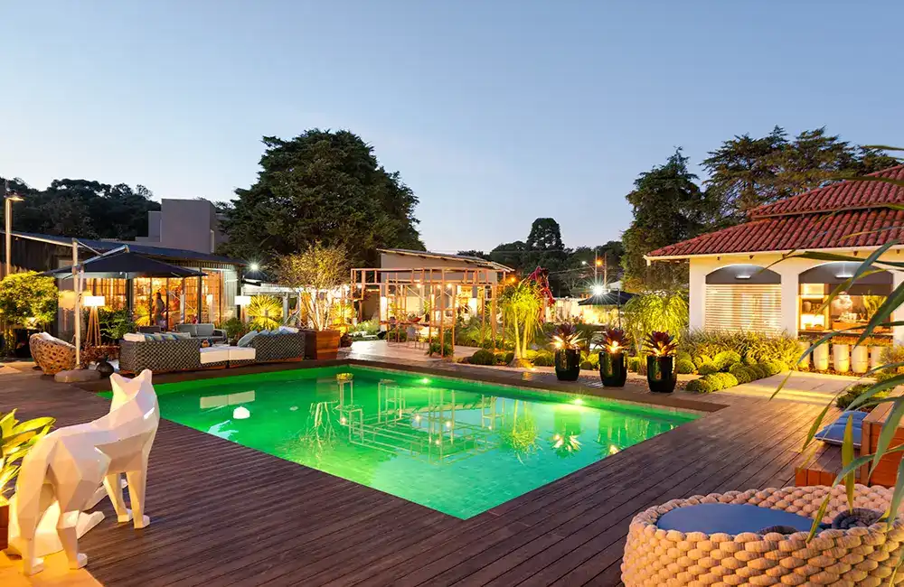 projetos de piscina modernas e luxuosa