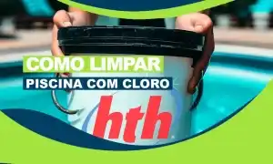 Limapr piscina com cloro capa