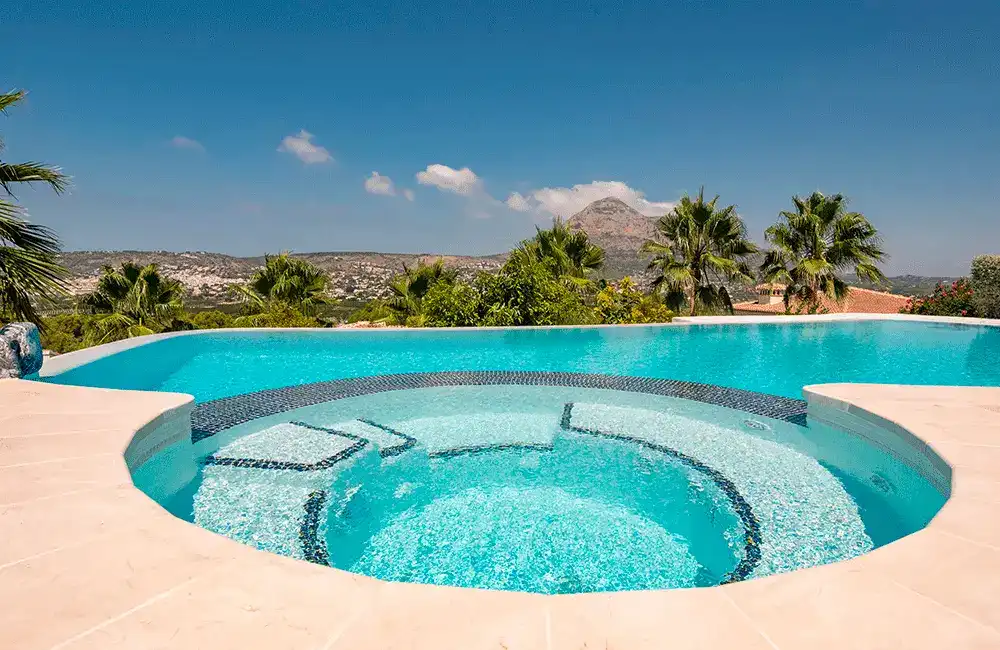 piscina redonda e hidro