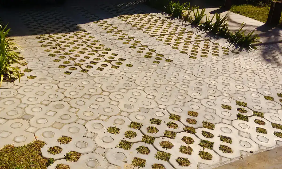 adaptação com pisograma ou concregrama