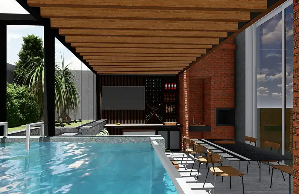 area de churrasqueira pequena 