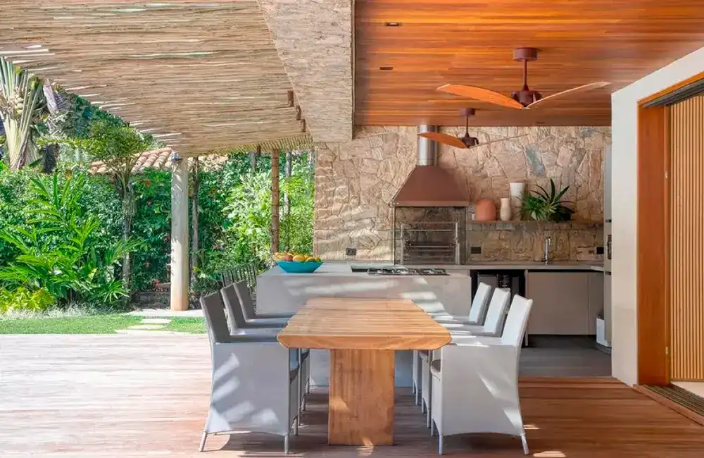 espaço gourmet em L