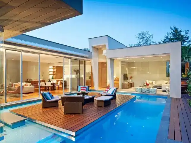 6 Modelos de Porcelanato para Piscina: Dicas e Ideias +30 fotos 70 projetos e acabamentos com porcelanato para piscinas