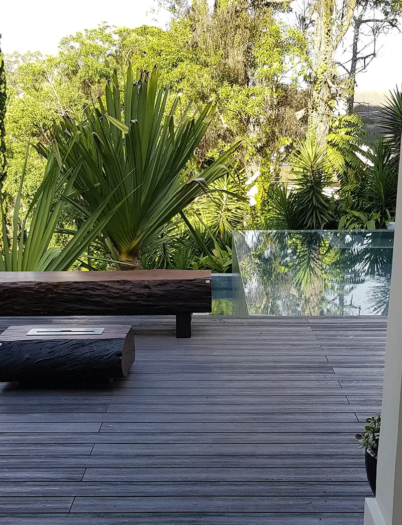 piscinas modernas na area gourmet