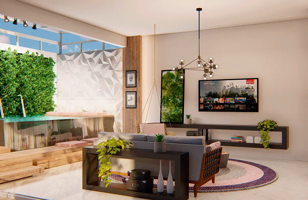 simples e elegante no ambiente interno 