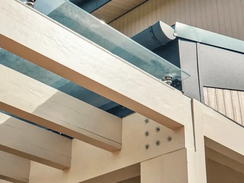 pergola alto com vidro