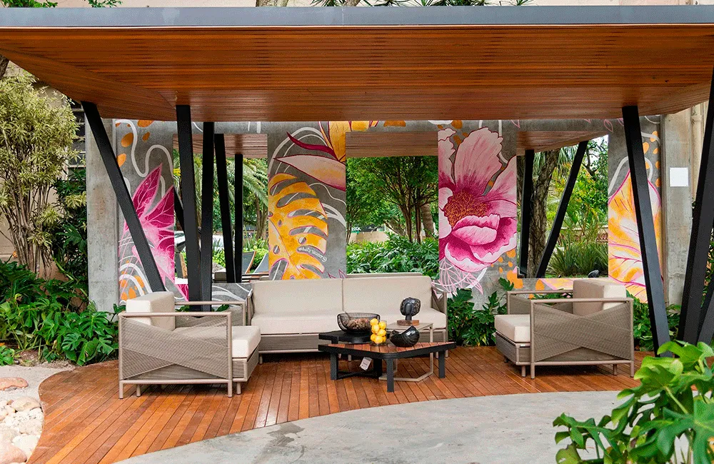 Gazebo de Madeira: Incrível Espaço no Jardim com Projetos para Inspirar 38 gazebo estilo casa