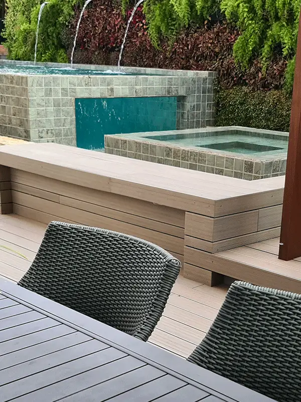 piscina com hidro integrada