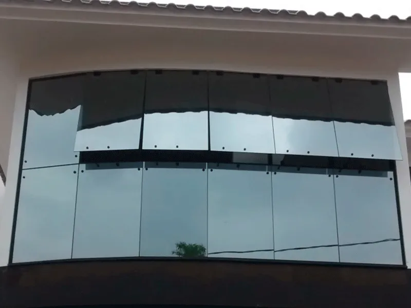 vidro refletivo prata