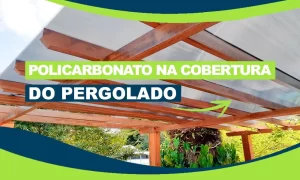 cobertura de policarbonato para pergolado capa