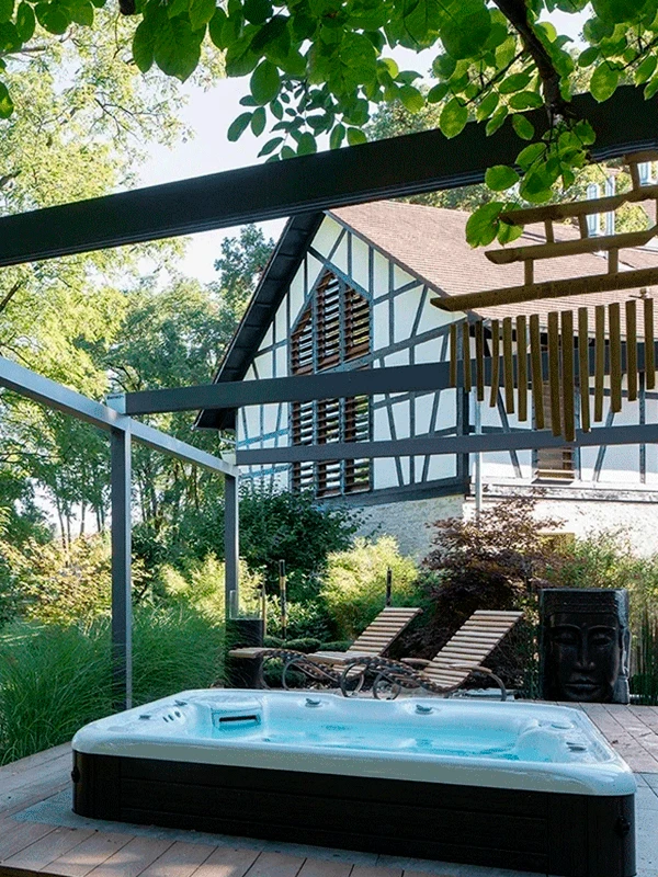 fixação do deck para hidro spa