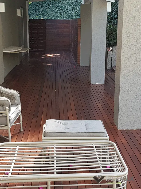 deck área da varanda