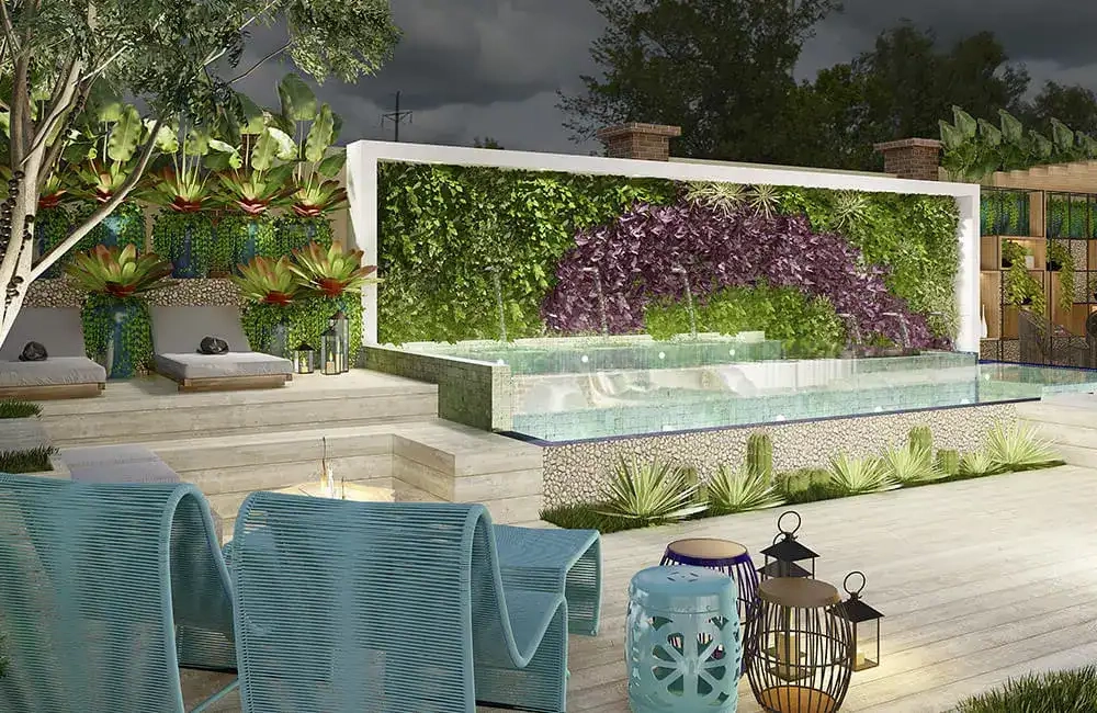 azulejos claros para piscina