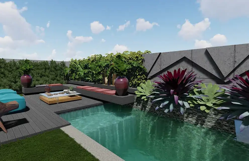espaço charmoso com plantas