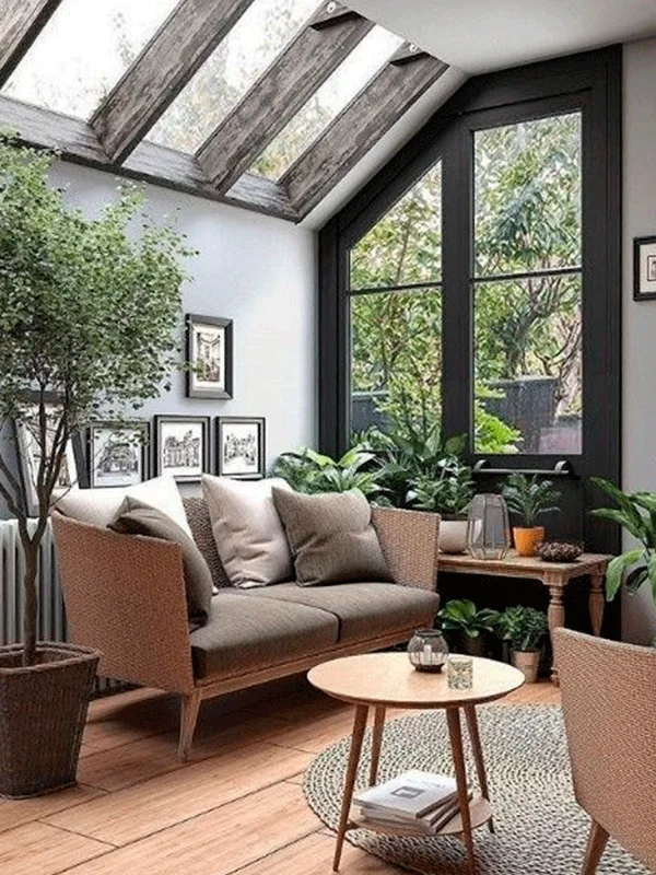 jardim no apartamento