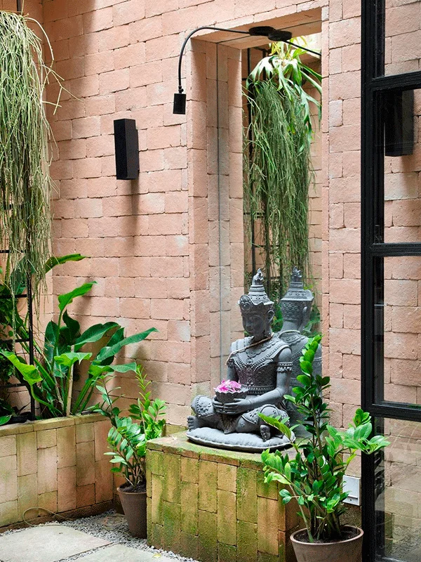 vidro jardim zen