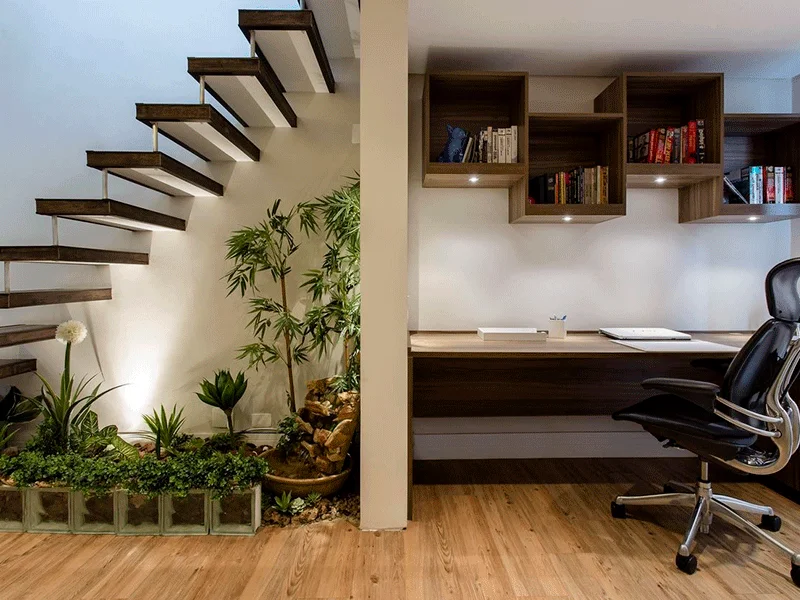 plantas pé da escada