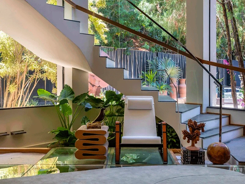 jardim na escada 