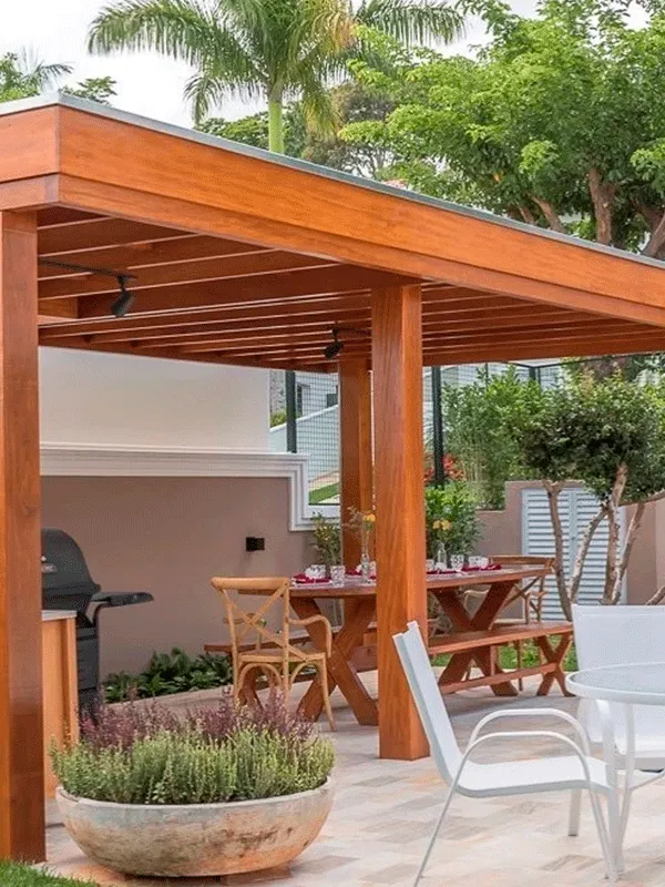 pergolado para um lazer