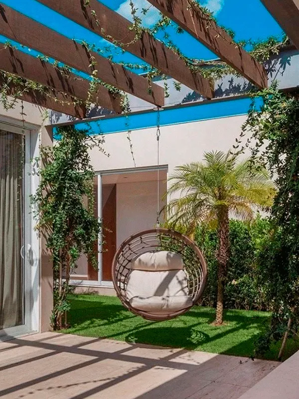 pergolado com balanço