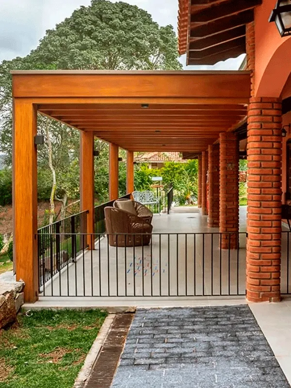 pergolado área externa 