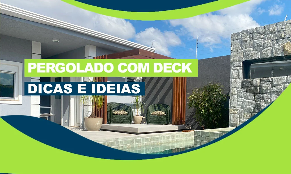 deck com pergolado