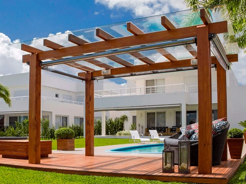 área de lazer extendida