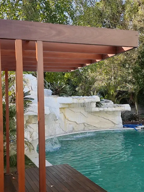 decoração de pergolado