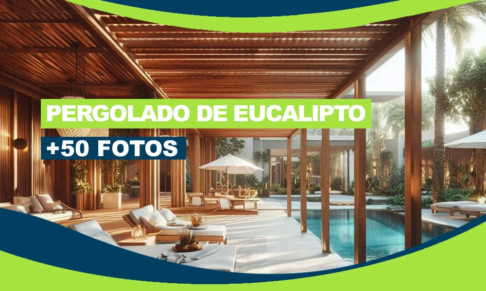 Capa pergolado de eucalipto