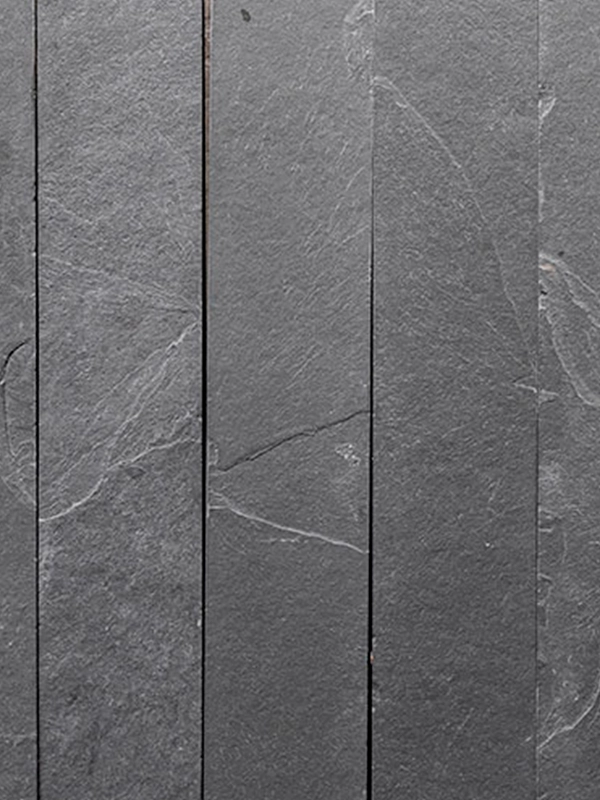 Pedra ardosia cinza bruta