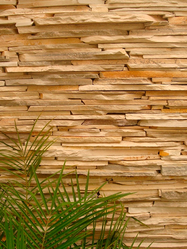 Revestimeto de muro com Filete Sao Tome Rustico - Decor Pedras