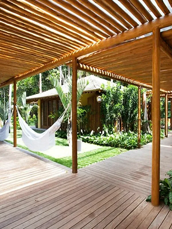 DEcoração com redes para descanso