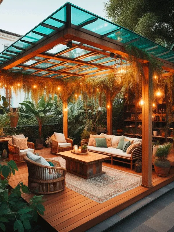 Iluminação para pergoladoi