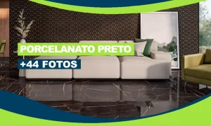 porcelanato preto
