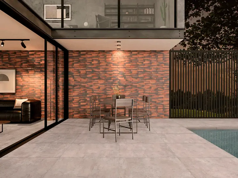 Revestimento Externo: Pisos, Muros e Fachadas +77 Fotos para Inspirar 185 casa moderna com tijolinho e cimenticio